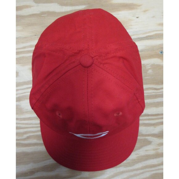 VINTAGE Cincinnati Reds Hat Cap Snapback Red Baseball MLB Twins Enterprise - Picture 3 of 10